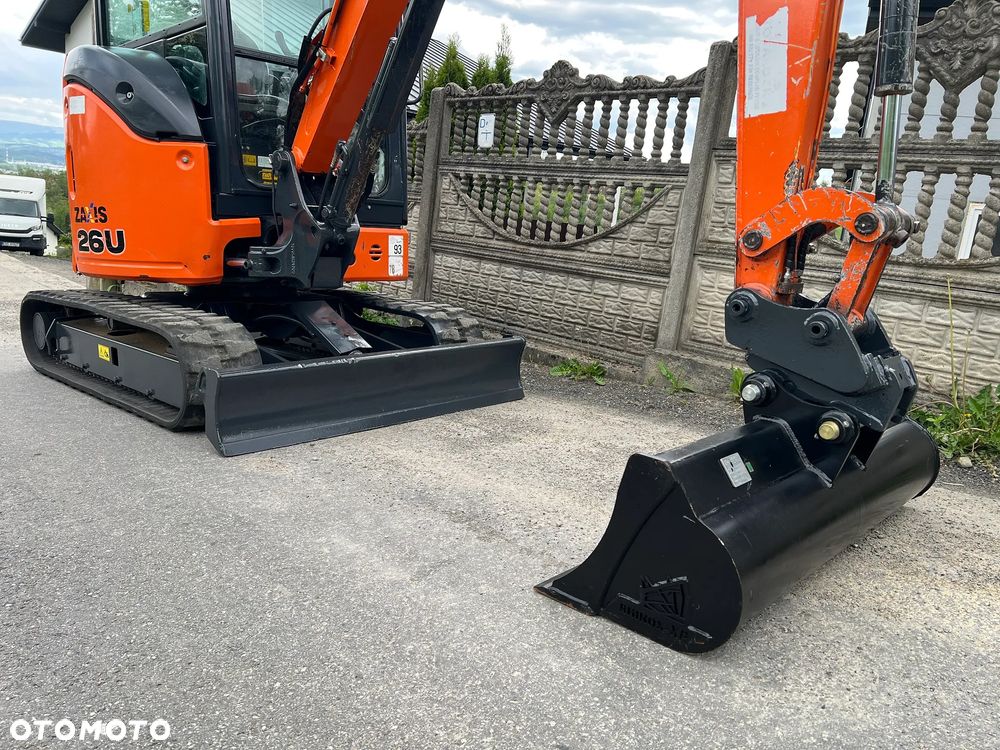 Hitachi ZAXIS 26U | Minikoparka | HITACHI ZX26 U | 3 Tony | Zerowy Obrys | Szybkozłącze Hydrauliczne | Stan IDEALNY | Mini Koparka | - 16