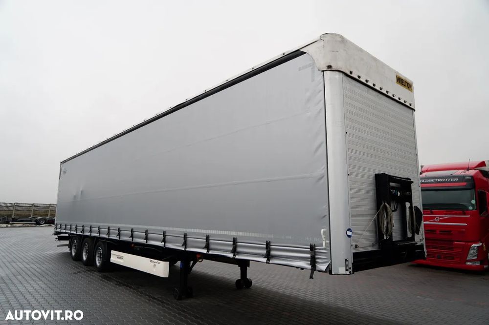 Wielton CORTINĂ WIELTON / MEGA / ACOPERIȘ CULISANT / SISTEM BDE - STALPINI CULISANTI / SAF / ACOPERIȘ ARMAT - 2