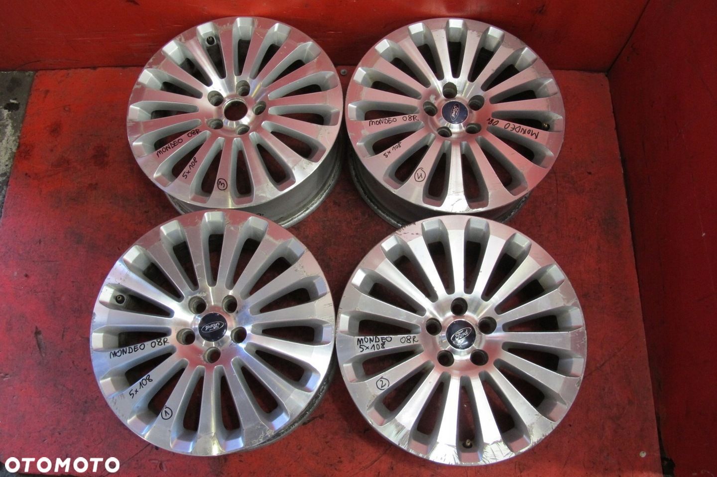 FORD MONDEO IV 4 MK4 BA7 FELGI ALUMINIOWE 17 7J ET50 5x108 7M5J-1007-BA - 1