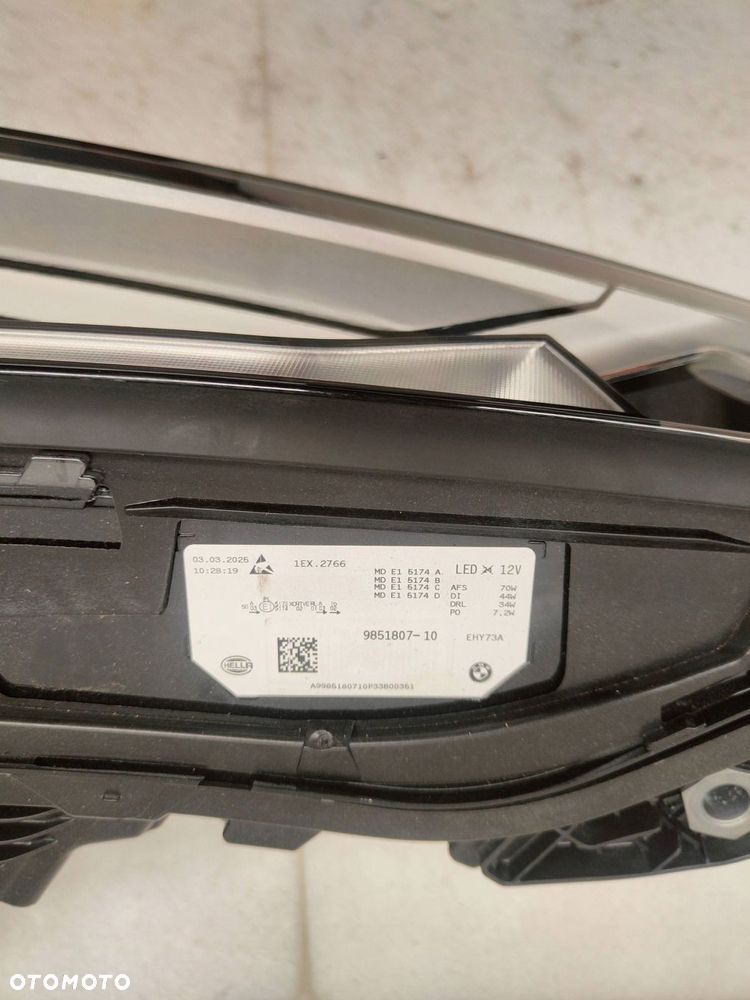 bmw ix i20 m60 laser przód strona lewa lampa przednia - 3