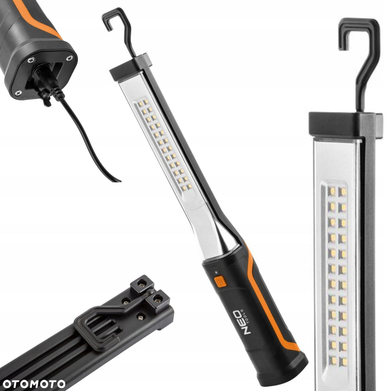 NEO LAMPA WARSZTATOWA AKUMULATOROWA USB 600 LM DIODY SMD LED HACZYK 99-043 - 9