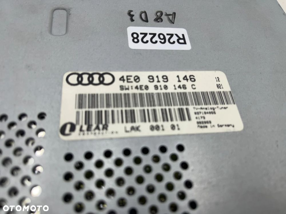 Moduł Telewizora Audi A8 D3 02-10r. sterownik wzmacniacz TV video tuner 4e0919146 - 8