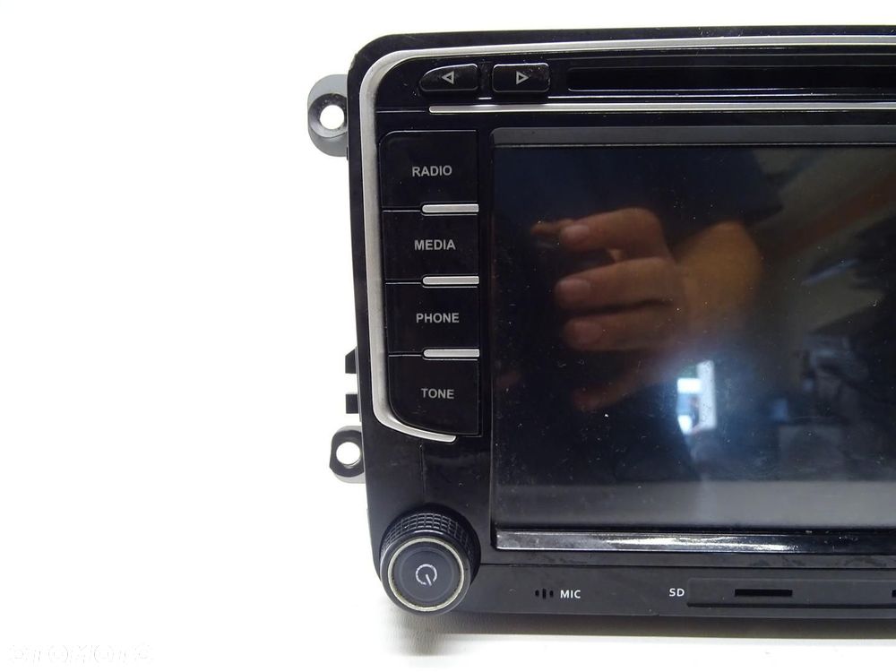 RADIO 2 DIN CZYTNIK KART SD CD GPS NAVI VW POLO V 6R - 2