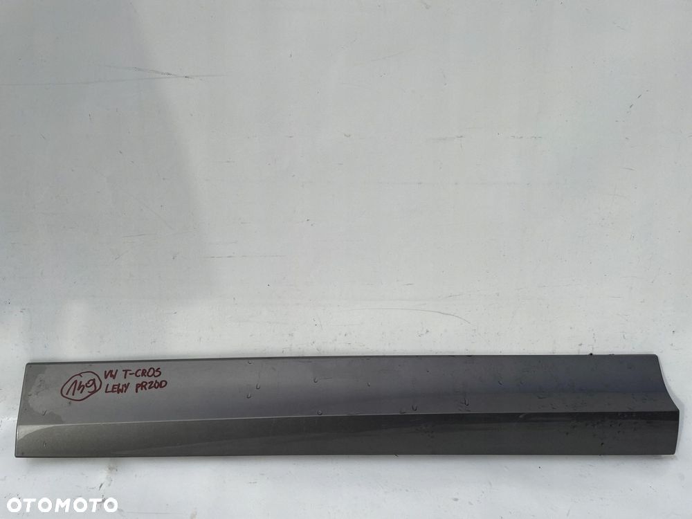 VW T-CROSS LISTWA DRZWI LEWY PRZÓD PRZEDNIA 2GM854939G - 1