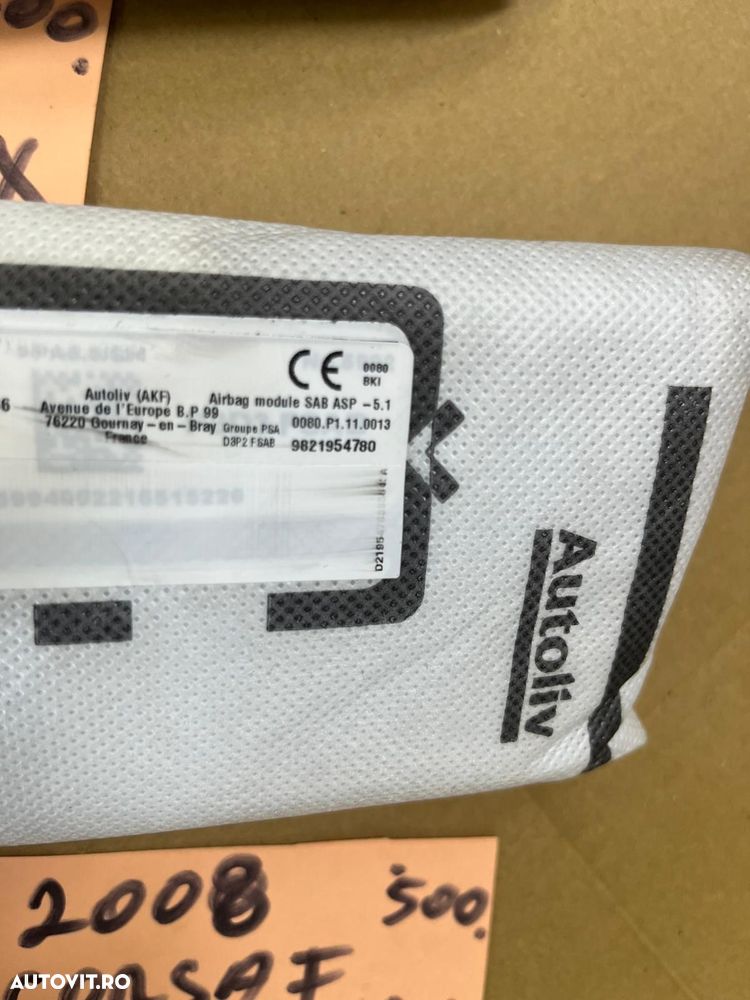 Airbag scaun CORSA F sau PEUGEOT 2008 an 2019-2025 - 4