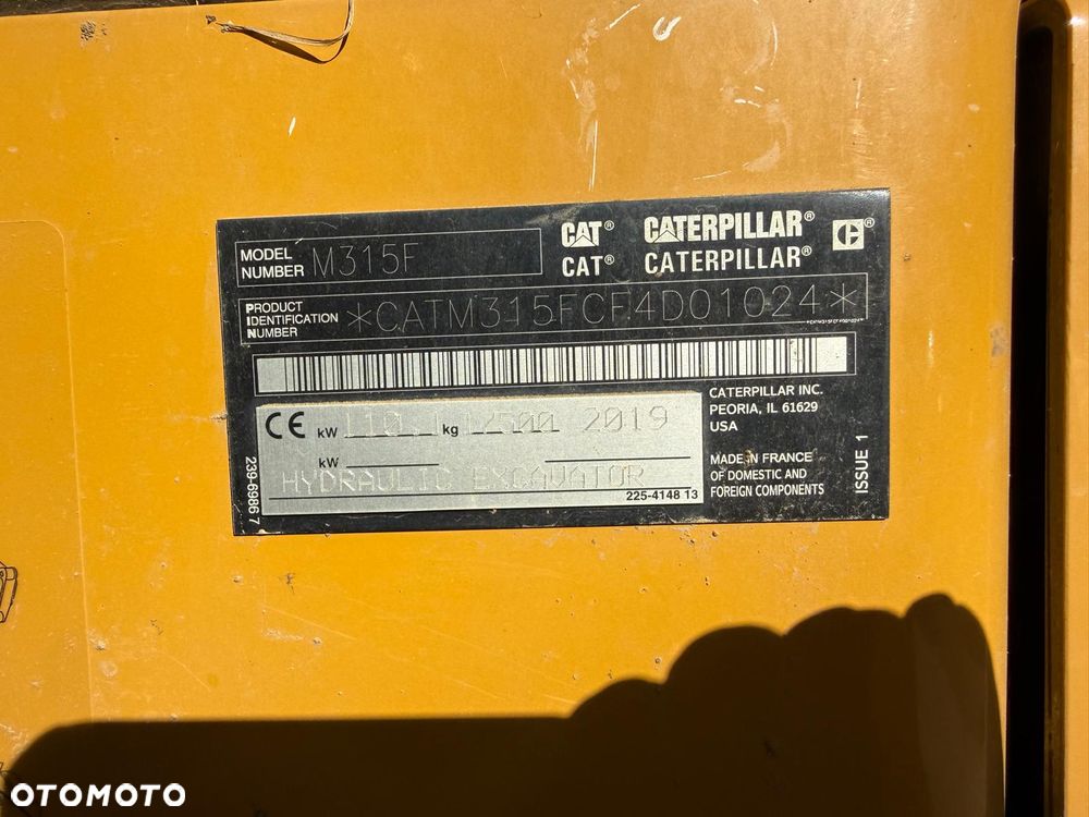 Caterpillar M315F-Rototilt, szczypce, podpory 2022 rok - 24