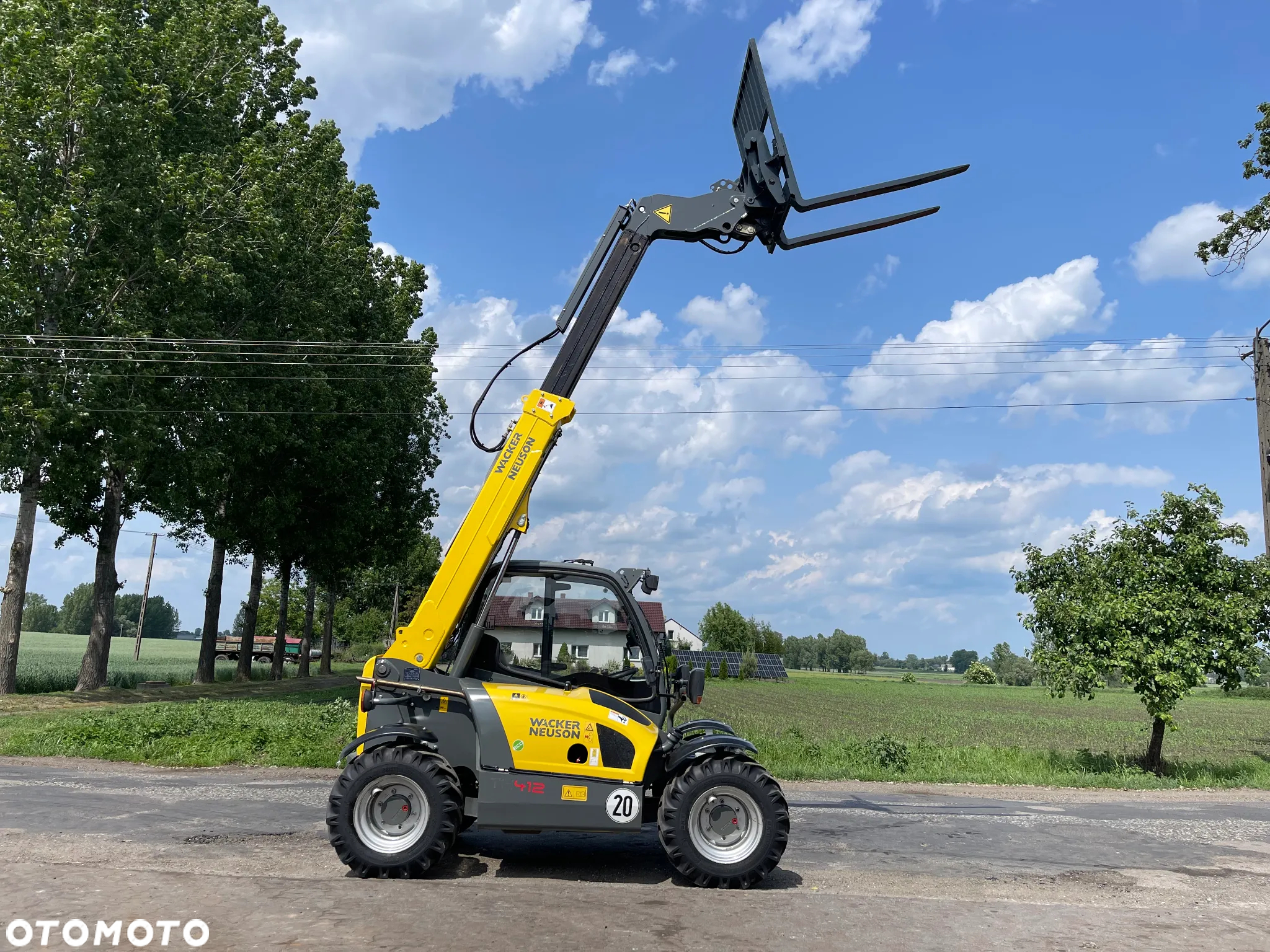 Wacker Neuson Ładowarka teleskopowa Wacker Neuson TH 412 Rok 2019 Jak nowa Szeroka 1.50 M BRUTTO Kompaktowa - 15