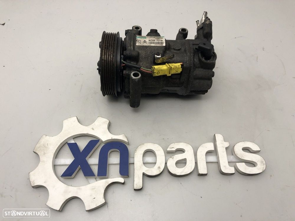 Compressor de ar condicionado PEUGEOT 207 1.6 HDi | 02.06 - REF. 96 598 757 80... - 1