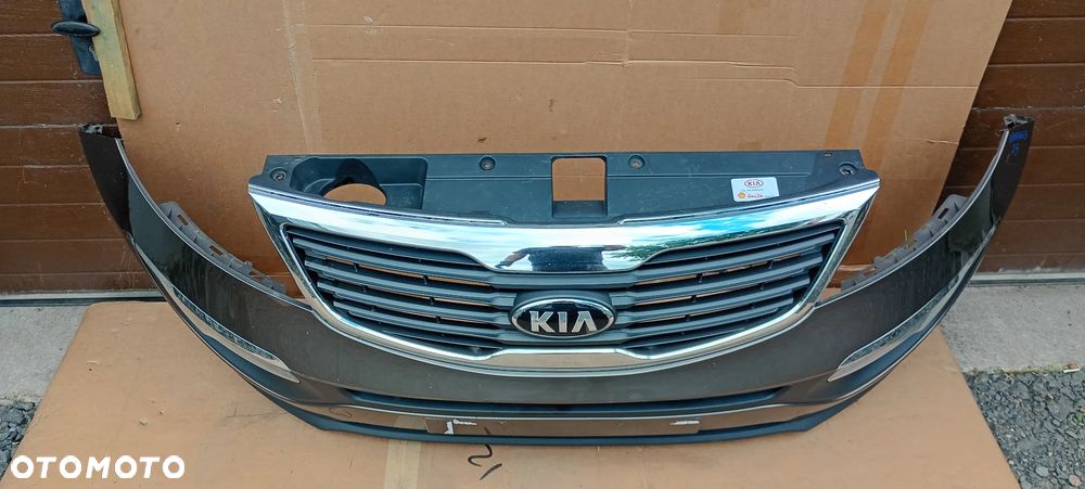Zderzak przód przedni kompletny grill halogeny KIA Sportage III 3 D5 - 7