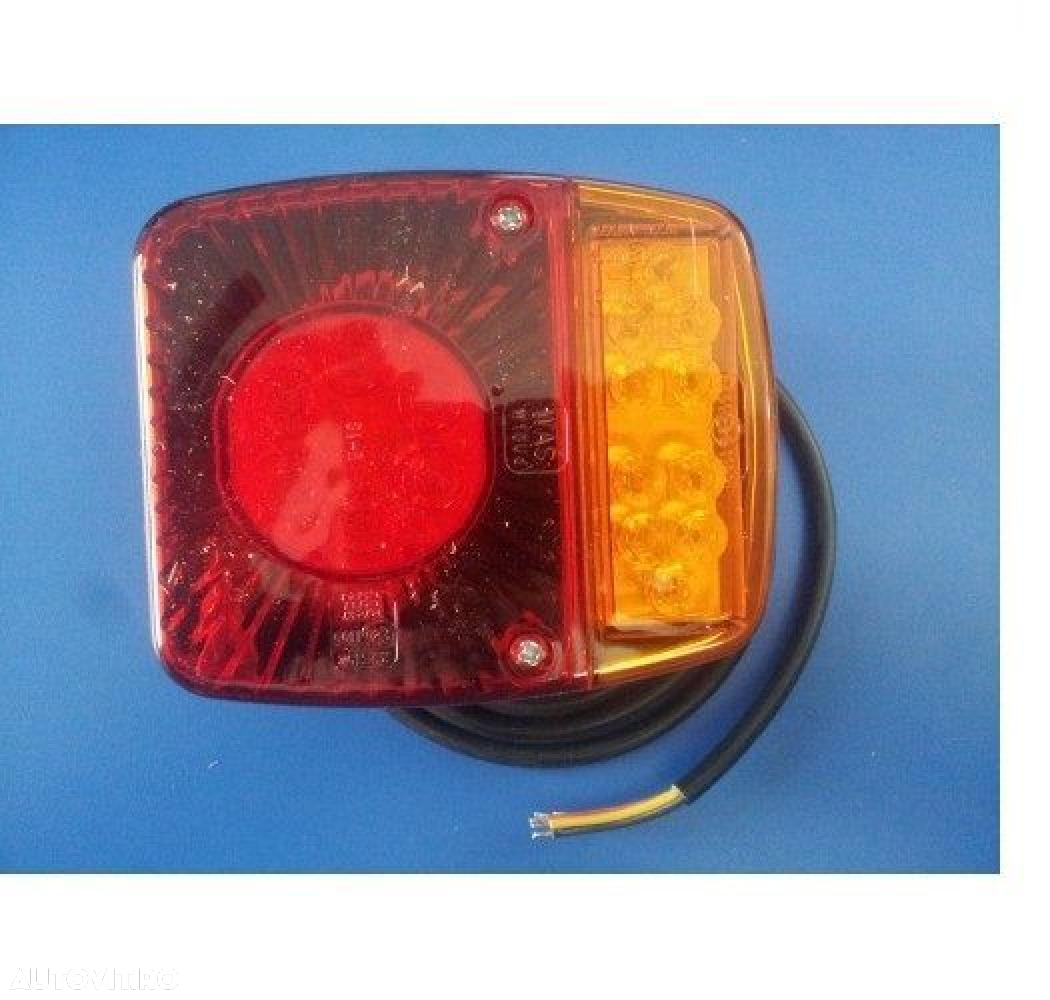 Lampa stop cu led,cu bec iveco,man,mercedes,daf,scania,isuzu,ford - 4