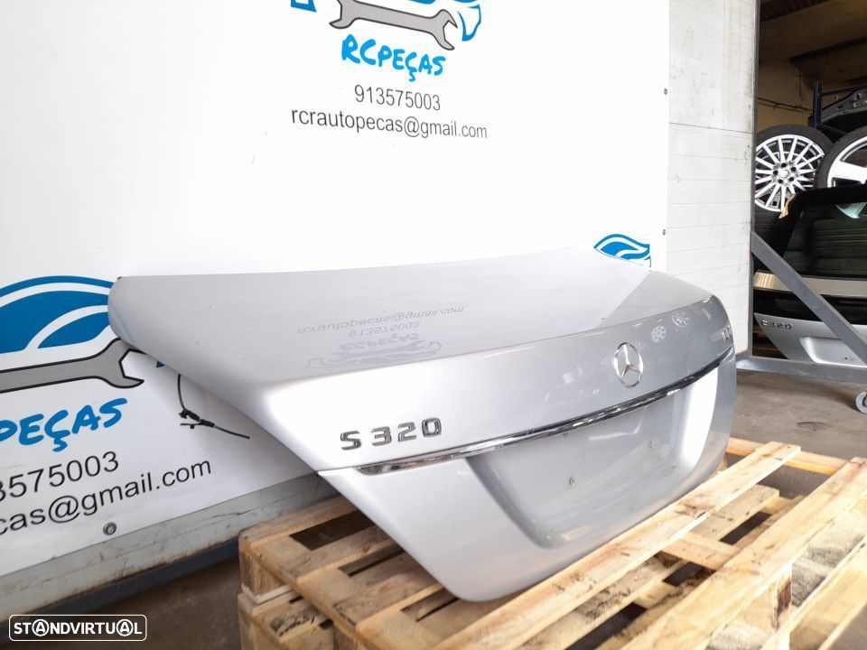 PORTA TAMPA MALA MERCEDES BENZ CLASS S W221 SEDAN CARRO FECHO PUXADOR - 1