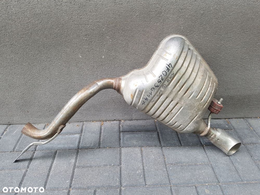 audi a6 c6 lewy tłumik końcowy wydech 4f0253611aa - 1