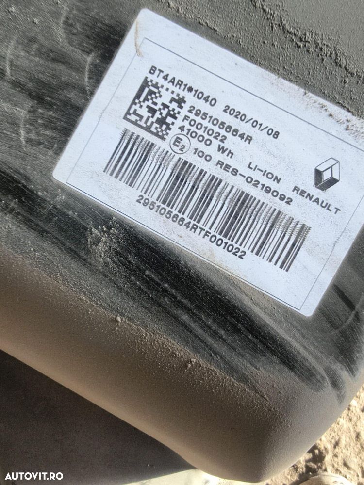 Baterie electrica/ acumulator renault zoe 2020 40kw 295105664r - 3