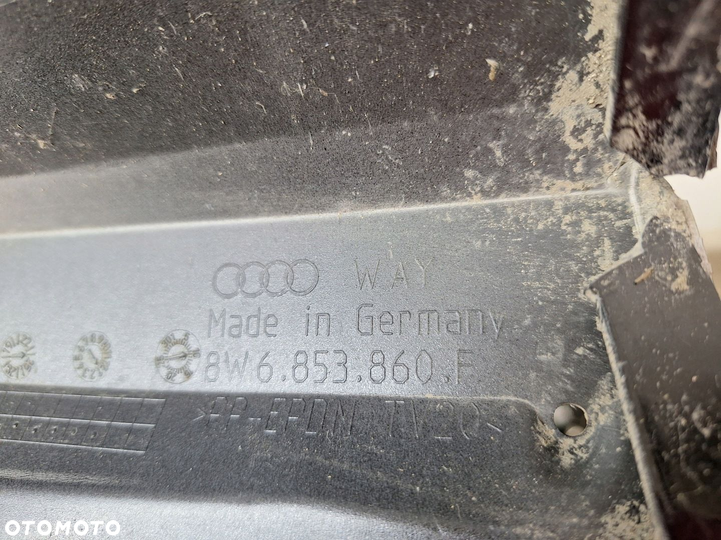 PRÓG LISTWA PROGOWA RS5 8W 8W6 2017-2024 COUPE ORYGINAŁ OE ASO NAKŁADKA B9 - 2