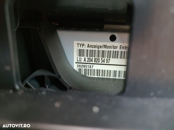 Display Navigatie Mercedes C Class W204 Facelift - 2