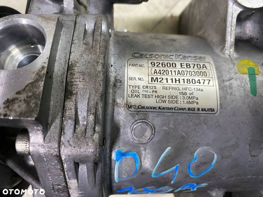 NISSAN NAVARA sprężarka klimatyzacji 92600eb70a - 2
