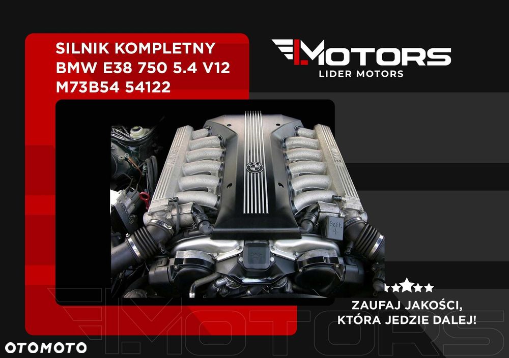 Silnik Kompletny BMW E38 750 5.4 V12 M73B54 - 1
