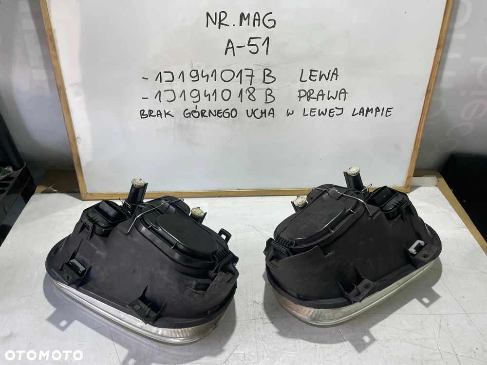 LAMPA LEWA PRAWA PRZÓD KPL VW GOLF IV 1J1941017B 1J1941018B - 3