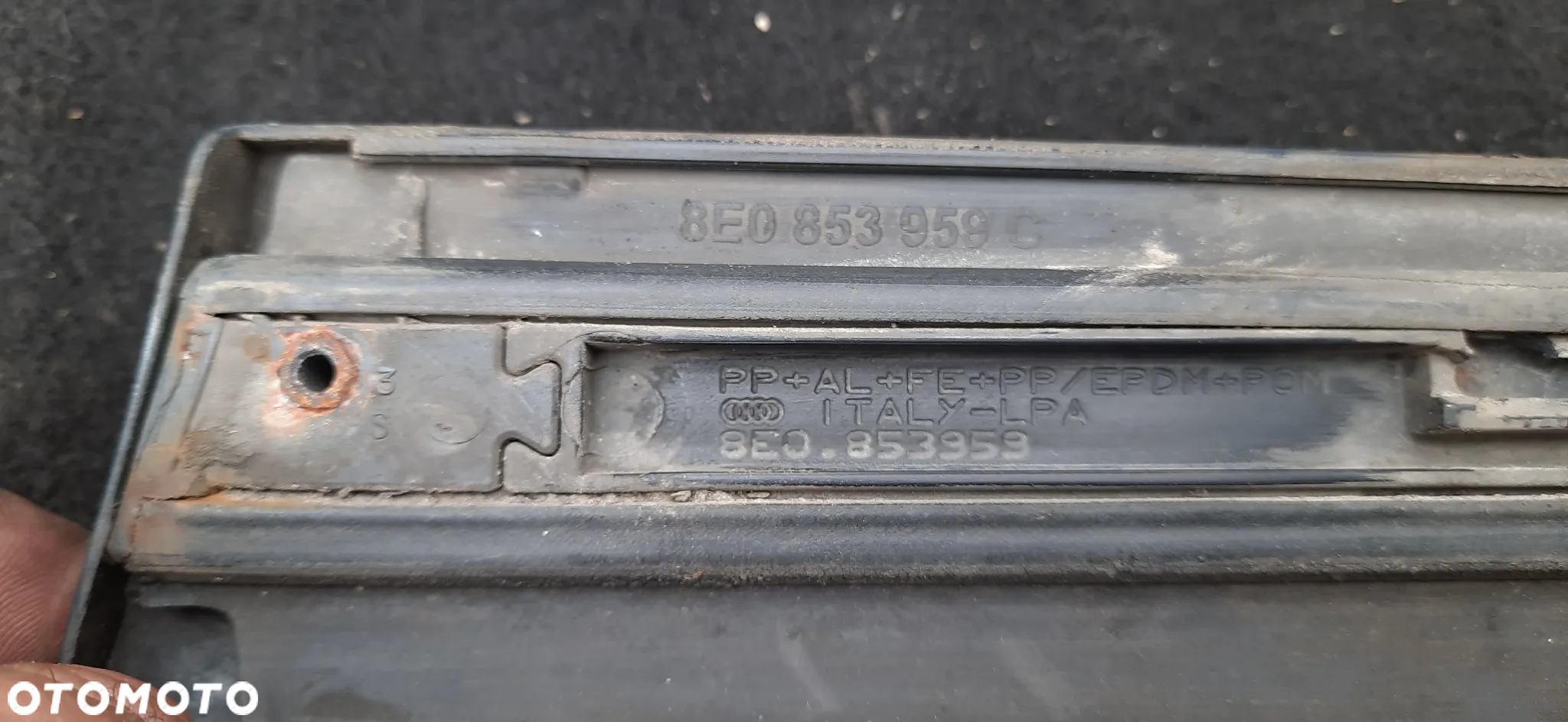 Listwa Listwy Drzwi S-Line Dolne Komplet Audi A4 B6 B7 Oryginalne 8e0853960c 8e0853959c  8e0853970d 8e0853969d - 10