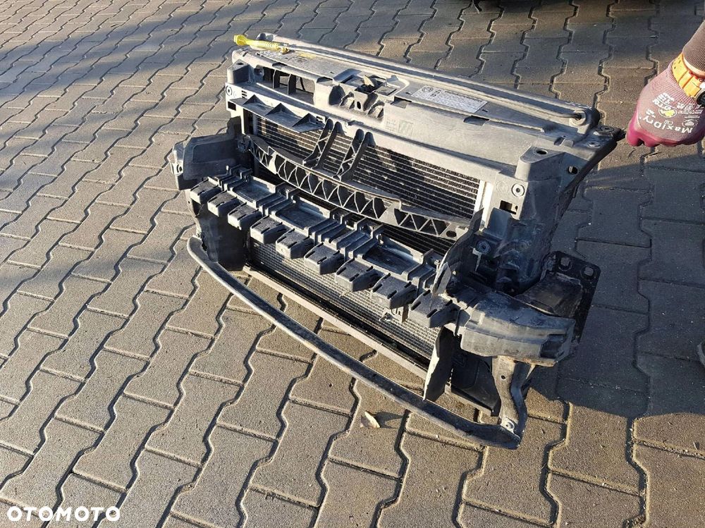VW POLO V 6R 6C LIFT 15-17r 1.4 TDI PAS PRZEDNI CHŁODNICA WENTYLATORY - 5