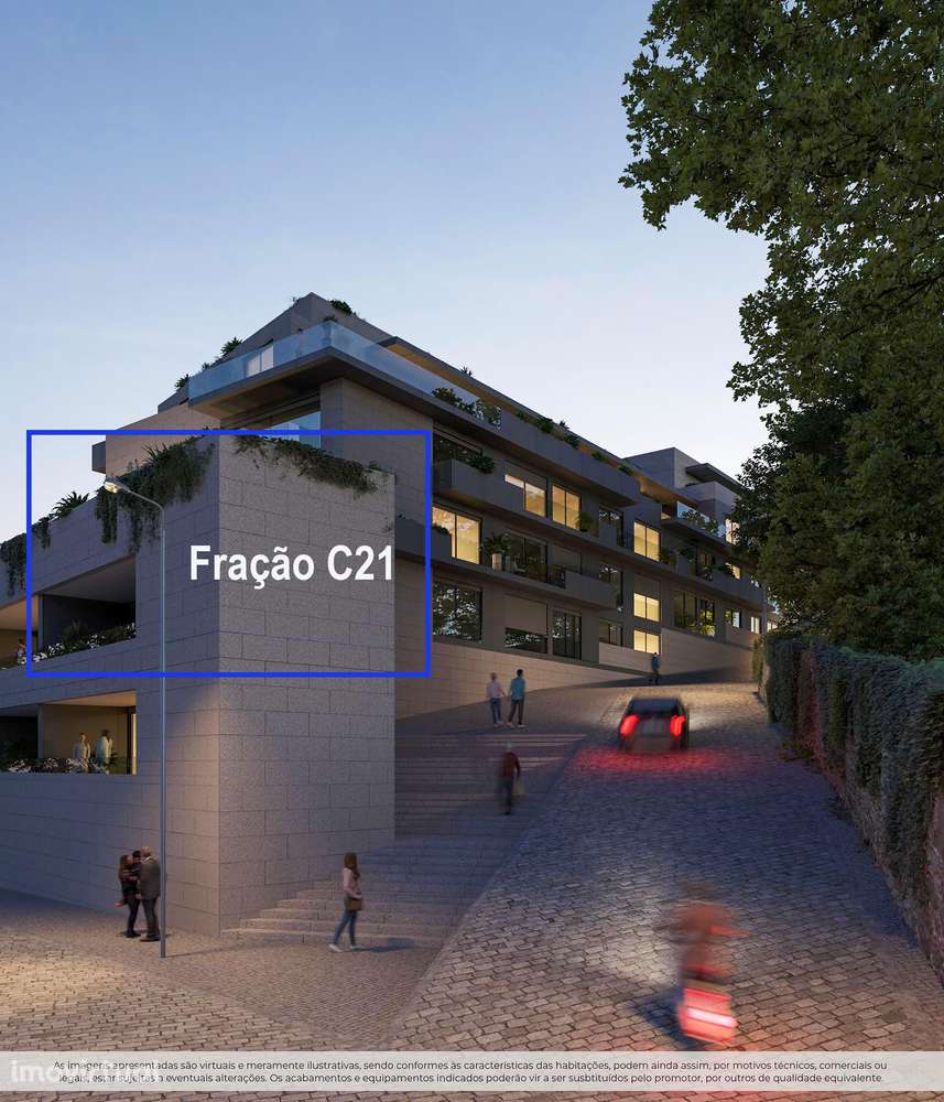 Excelente T1 Novo com varanda, garagem e ar condicionado em Gaia. - Grande imagem: 2/15