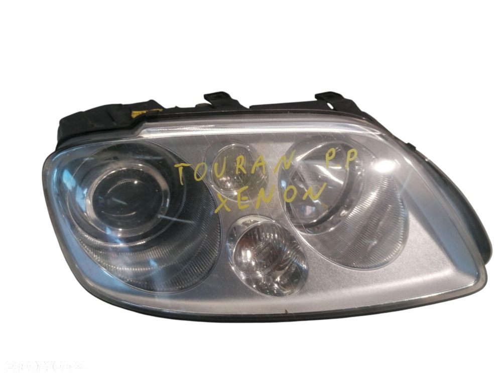 LAMPA PRAWA PRZEDNIA PRZÓD XENON VW TOURAN I 1T0941032 - 1