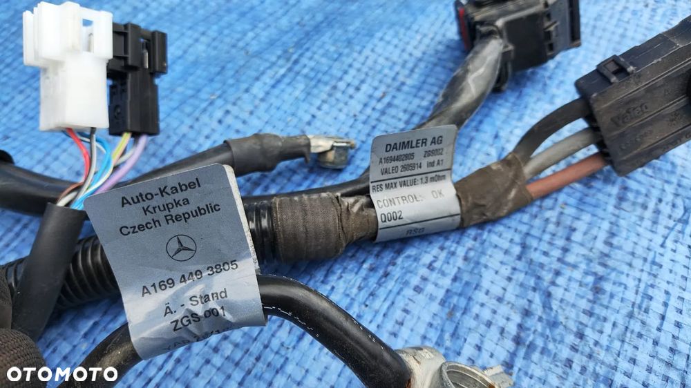 SKRZYNIA BIEGÓW MANUALNA MANUAL KOMPLETNA PRZEKŁADKA AUTOMAT SPRZĘGŁO PEDAŁY PÓŁOŚ LEWA PRAWA INSTALACJA WIĄZKA ROZRUSZNIK LEWAREK WYBIERAK A1693603800 A1694403805 A0212509101 A1693600309 A1692906501 0051512101 MERCEDES A-KLASA W169 LIFT 1.5 BENZYNA - 26