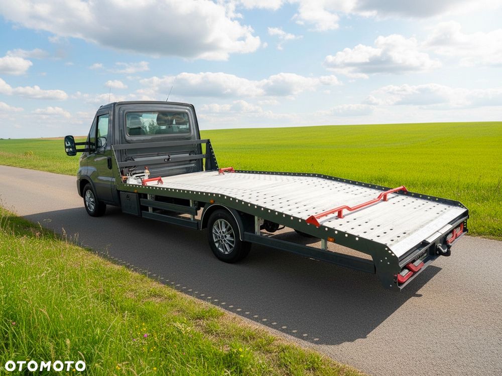 Zabudowa lawety najazd aluminiowy autolaweta pomoc drogowa Renault Master Fiat Ducato Mercedes Sprinter Iveco Daily - 9
