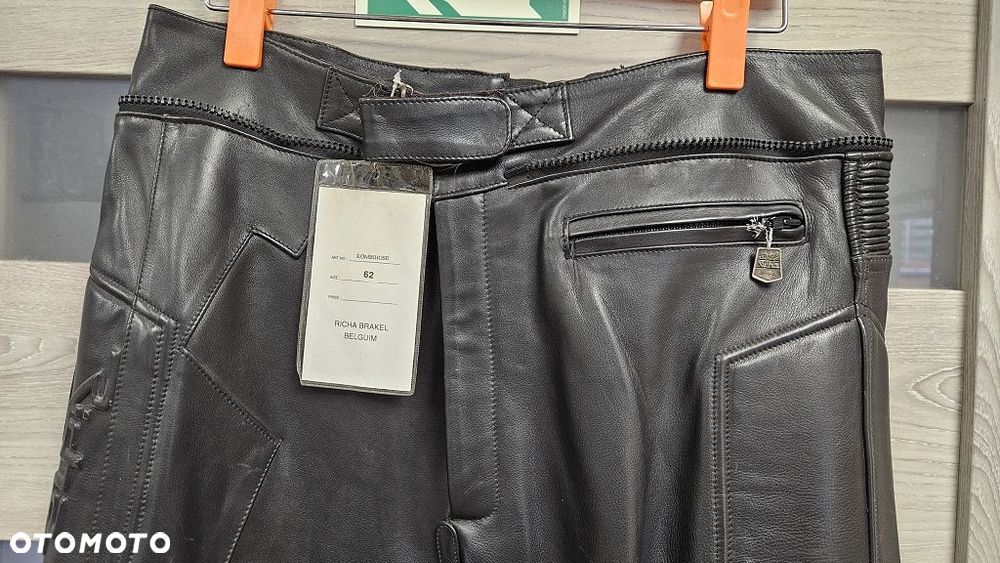 Męskie spodnie motocyklowe skórzane Richa Kombihose rozmiar 62 (4XL) - 3