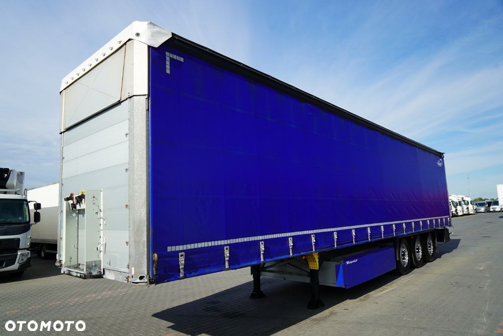 Schmitz Cargobull FIRANKA / STANDARD / OŚ PODNOSZONA / DACH PODNOSZONY  / KOSZ NA PALETY / - 3