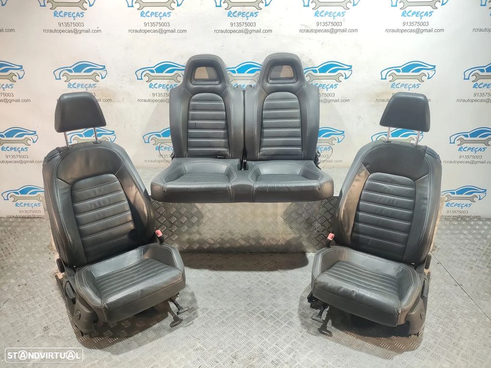 Conjunto Bancos Pele VW Volkswagen Scirocco III 3 Elétricos - 14