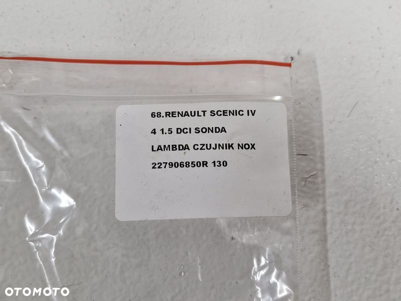 RENAULT SCENIC IV 4 1.5 DCI SONDA LAMBDA CZUJNIK NOX 227906850R - 6
