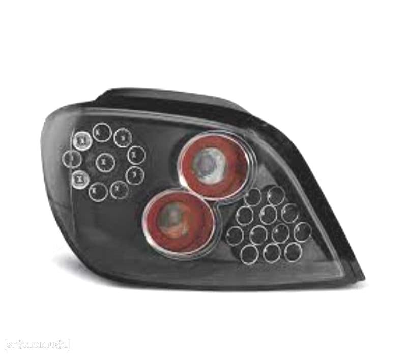 FAROLINS TRASEIROS LED PEUGEOT 307 01-05 PRETO - 2
