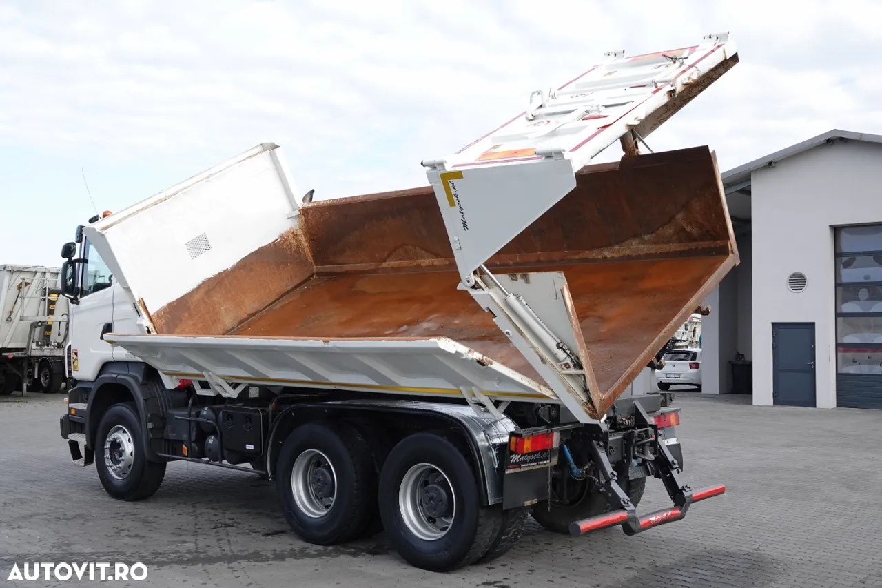 Scania R 420/ 6x4 / 2-SIDE TIPPER / HYDROBRATA / BORDMATIC / HYDROKLAPA / MANUAL / IMPORTAT - 9