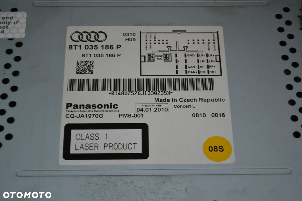 AUDI A4 B8 A5 Q5 RADIO CONCERT 8T1035186P POMORSKIE - 4