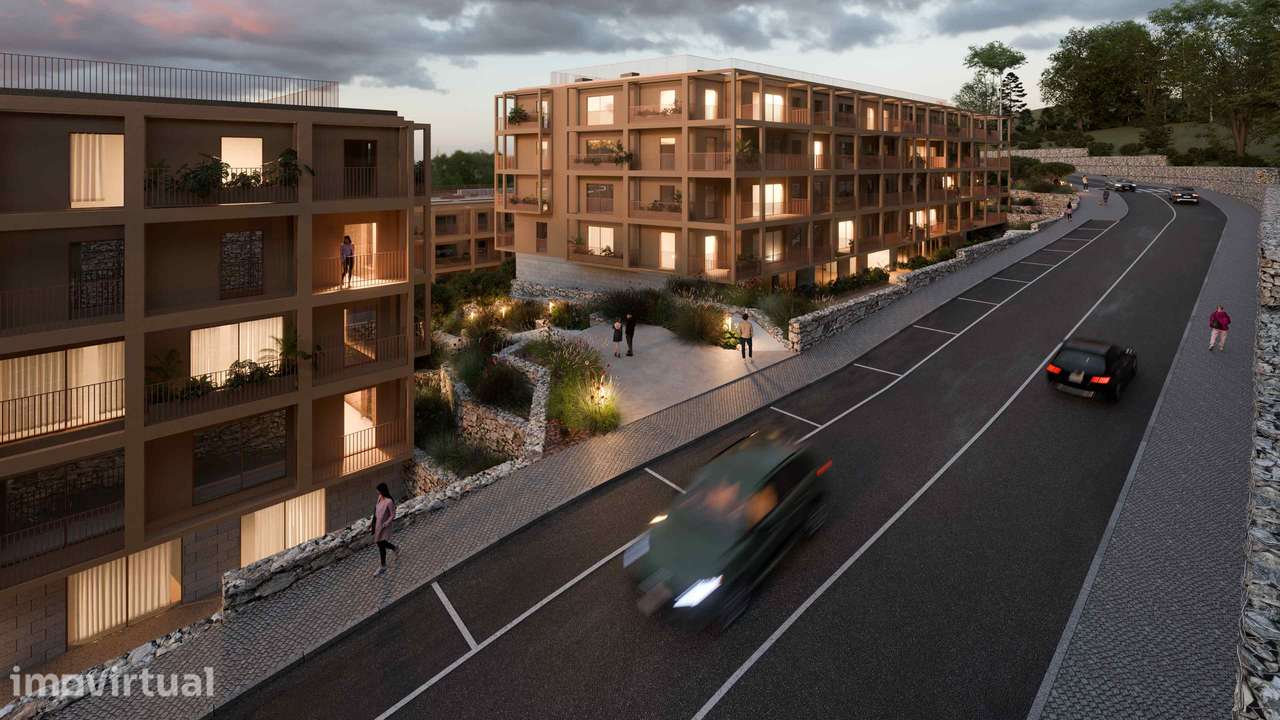 Apartamento T2 Novo com Varanda e Garagem - junto ao rio - Widok 2