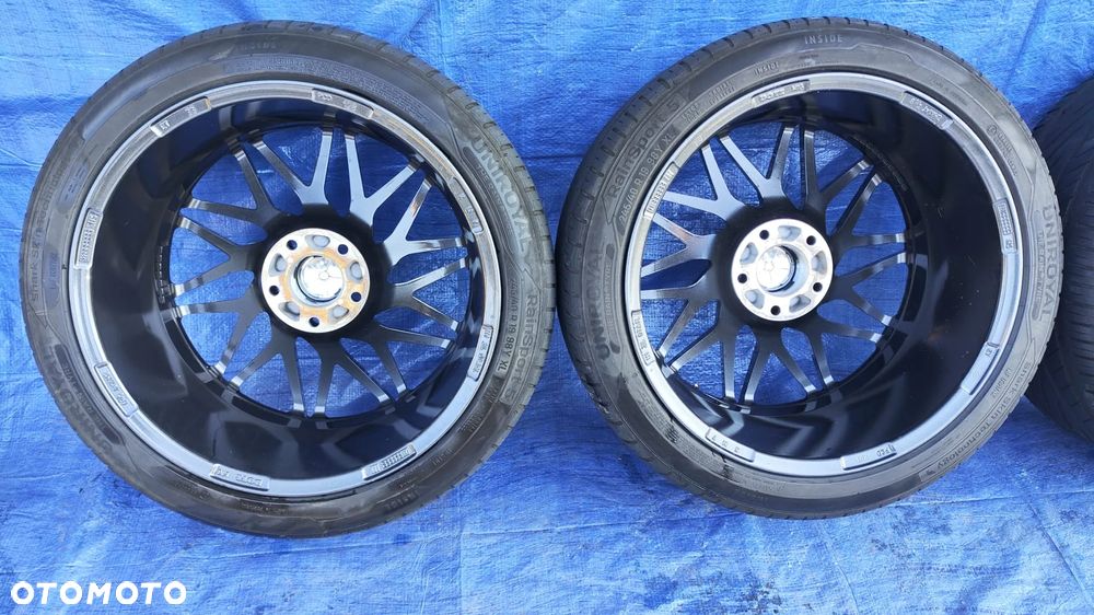 KOŁA FELGI DOTZ TANAKA KBA 53789 JAK NOWE 19'' 5x120 8.5J ET33 72,6mm OPONY 245/40 275/35 UNIROYAL RAINSPORT 5 BMW F30 F31 F35 E90 E91 E92 E93 F32 F33 F36 F10 F11 LEXUS LS460 LS600H - 9
