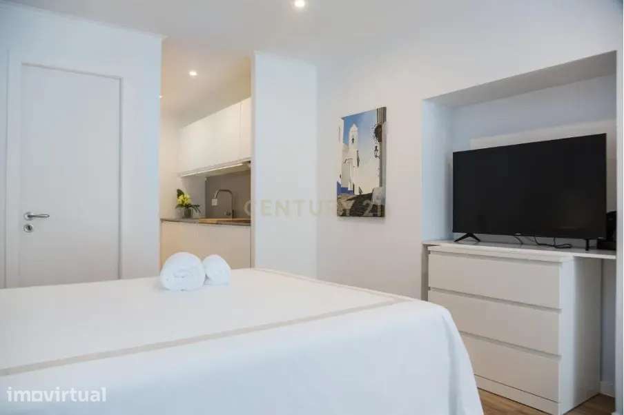 Apartamento T0 mobilado e equipado - Grande imagem: 3/8