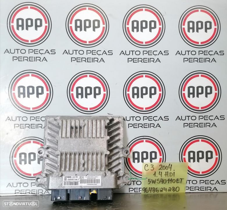 Centralina PSA 1.4 HDI Siemens 5WS40615CT, SID803A, 9648624280 - 1