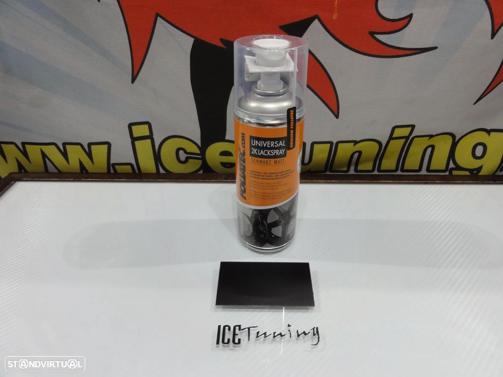 Tinta em spray de alta temperatura Foliatec para bombas / pinças de travão, kit 2 componentes em vermelho brilhante, azul brilhante, branco brilhante, preto brilhante, amarelo brilhante, cinza prata brilhante, gun metal brilhante, verde brilhante preto mate - 6