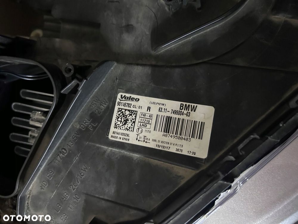 BMW X1 F48 FULL LED LAMPA PRAWA PRZÓD FULL LED IGŁA 7495004-03 90146782 - 2