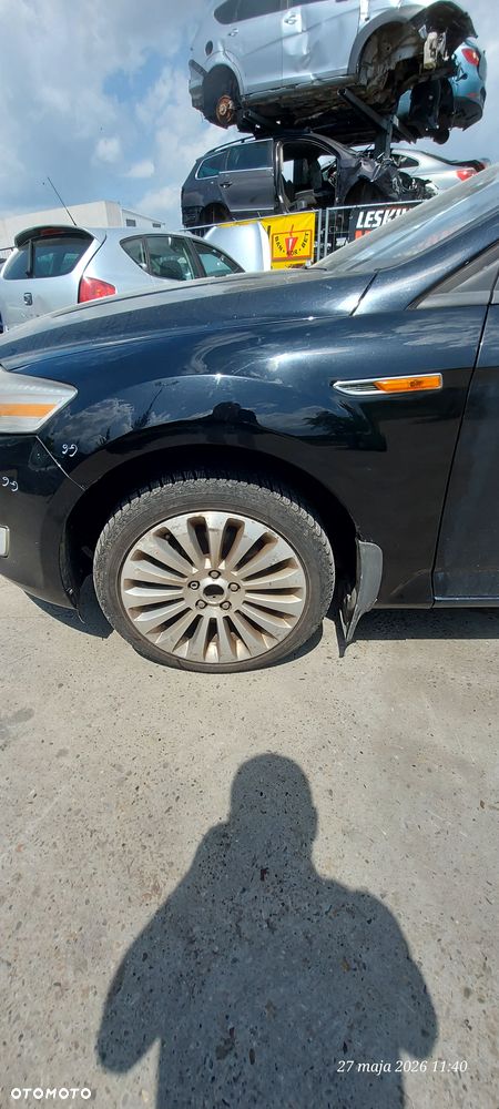 Mondeo Mk4 Błotnik Przód Przedni Lewy Kolor G6 Czarny - 1