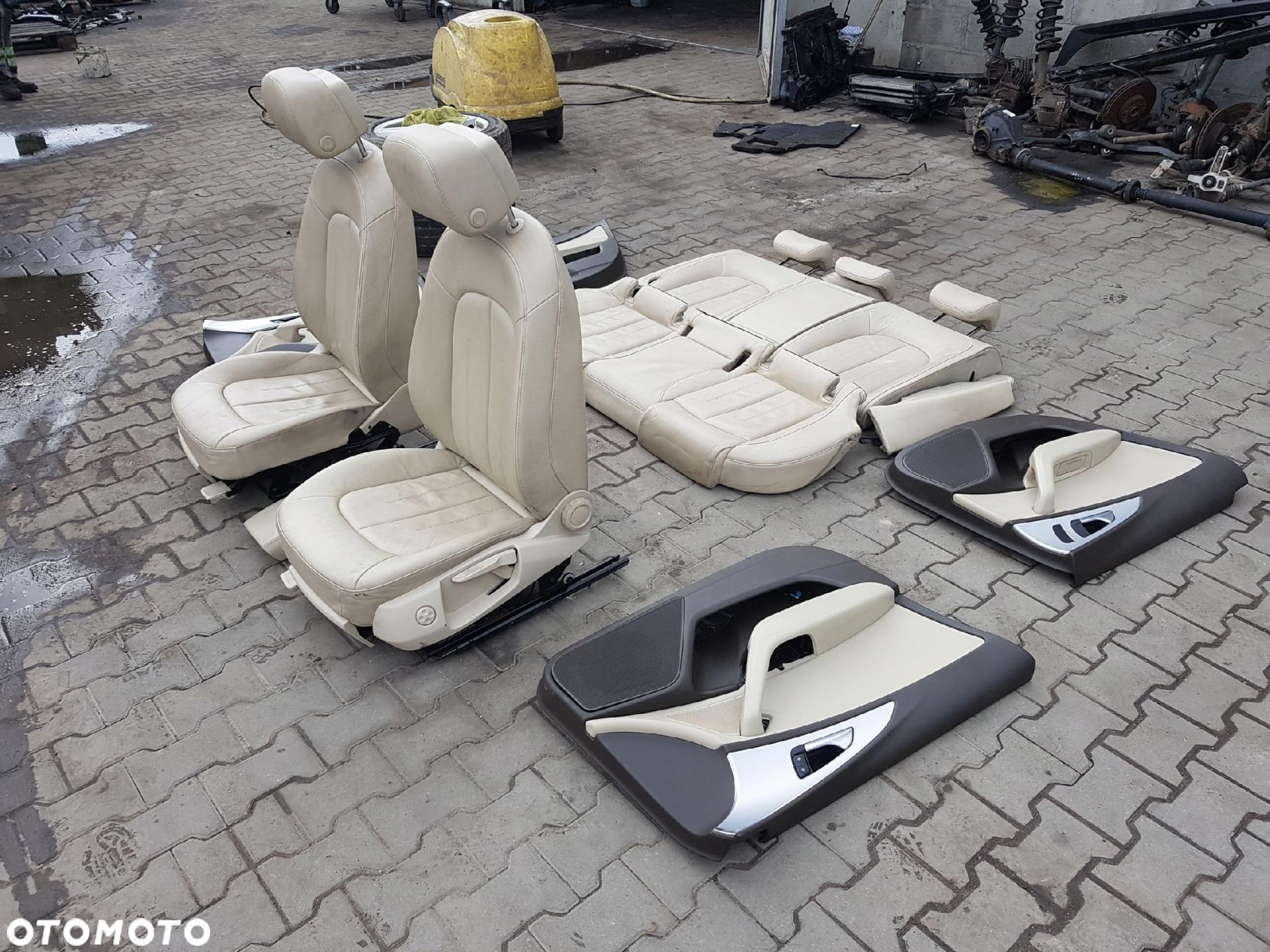 AUDI A6 C7 4G 10-18r SEDAN FOTELE SKÓRZANE KANAPA BOCZKI - 3