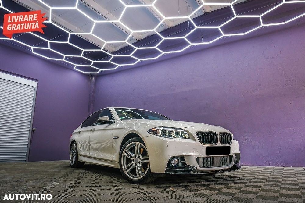 Prelungire Bara Fata BMW Seria 5 F10 F11 (2011-2017) M-Performance Design Negru Lu- livrare gratuita - 15