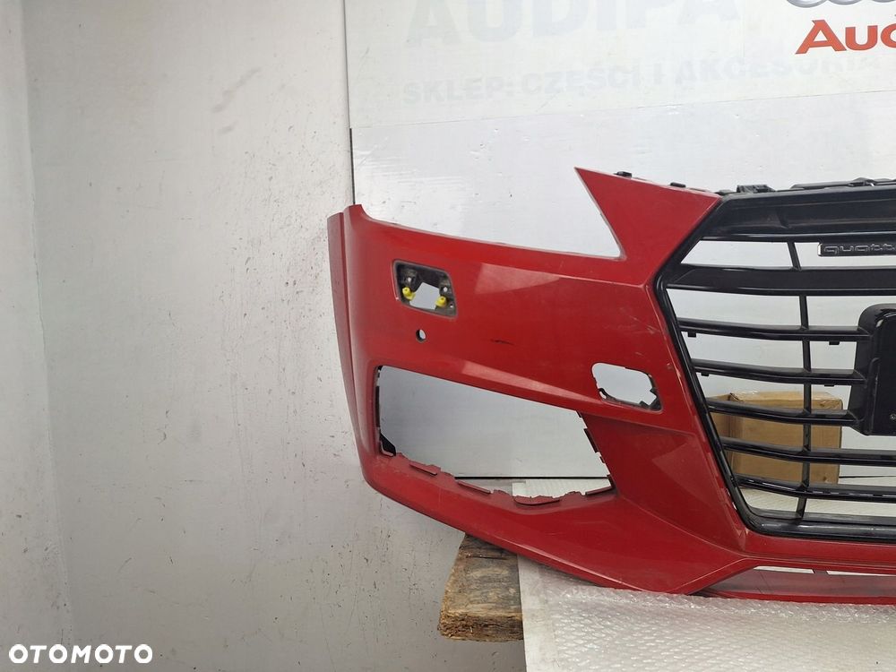 ZDERZAK AUDI TT TTS S-LINE 8S 8S0 2014-2018 OE ASO ORYGINAŁ GRILL ATRAPA - 3