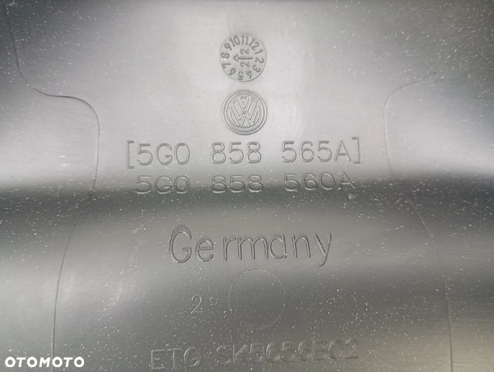 ramka obudowa licznika osłona vw crafter II 7c man tge 2.0 tdi 2022r 7C1857053H - 8