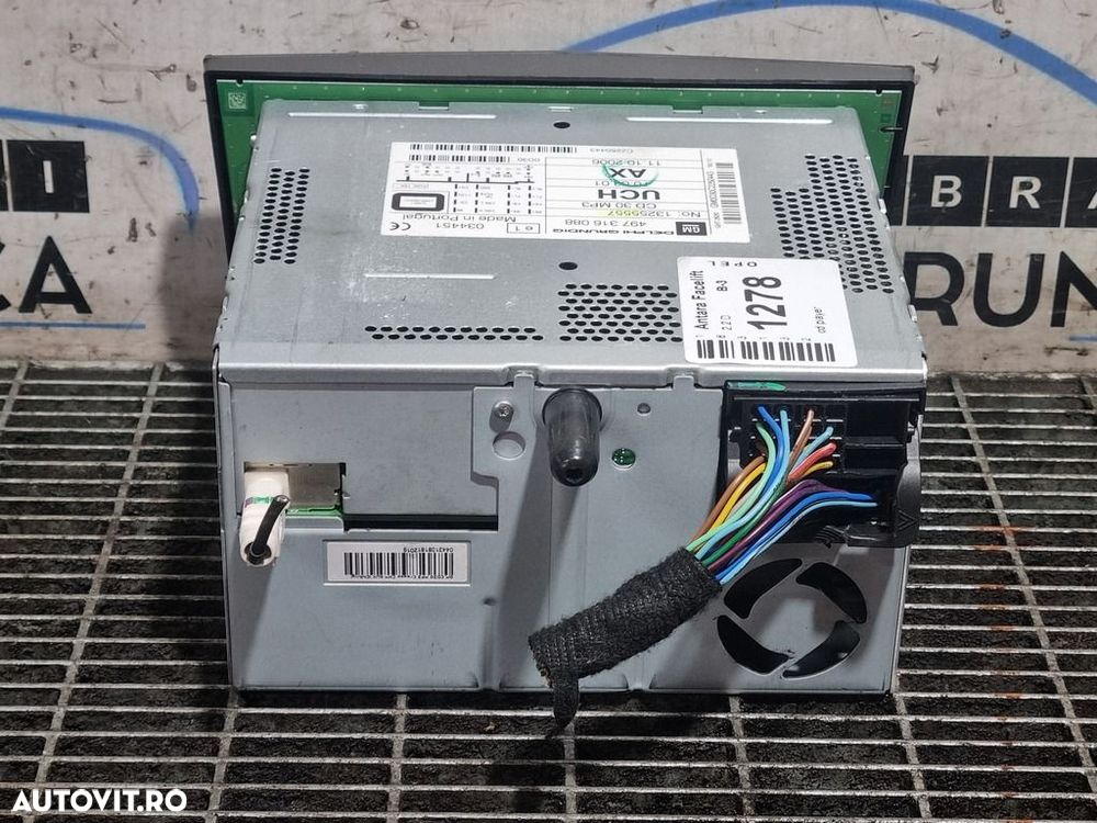 Cd player Opel Antara Facelift 2010 - 2015 (1278) 497316088 - 2