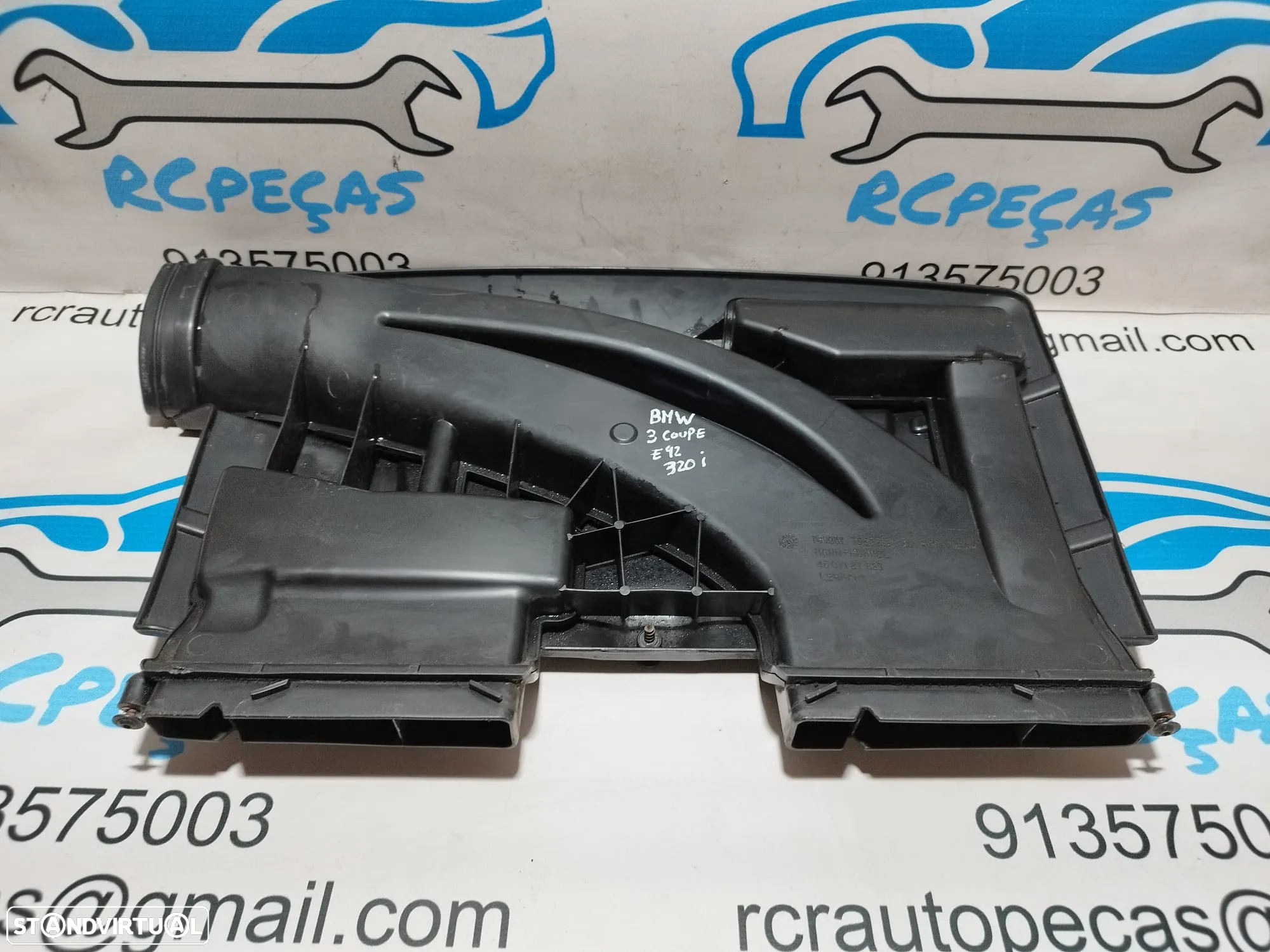TAMPA BLINDAGEM SUPERIOR ADMISSÃO AR MOTOR ORIGINAL 4607127889 BMW SERIE 3 COUPÉ E92 2.0i - 4