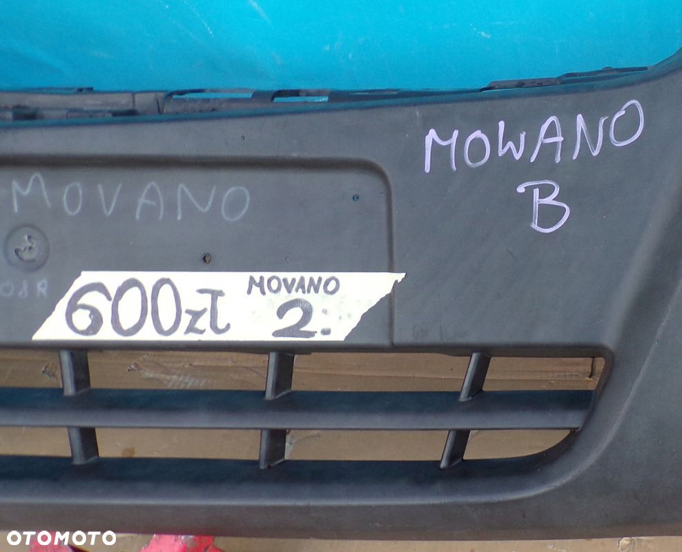 Opel MOVANO 3 10 - zderzak przód przedni ORYGINAŁ halogeny - 1