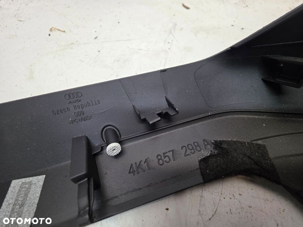 LISTWA OSŁONA DOLNA DESKI AUDI A6 C8 4K1857298A EUROPA - 6